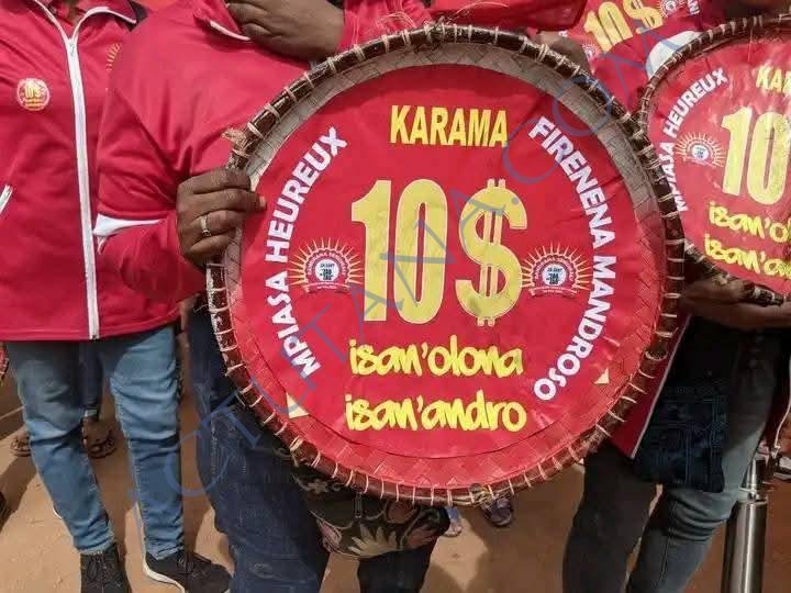 Mpiasa heureux : $10 par jour ?