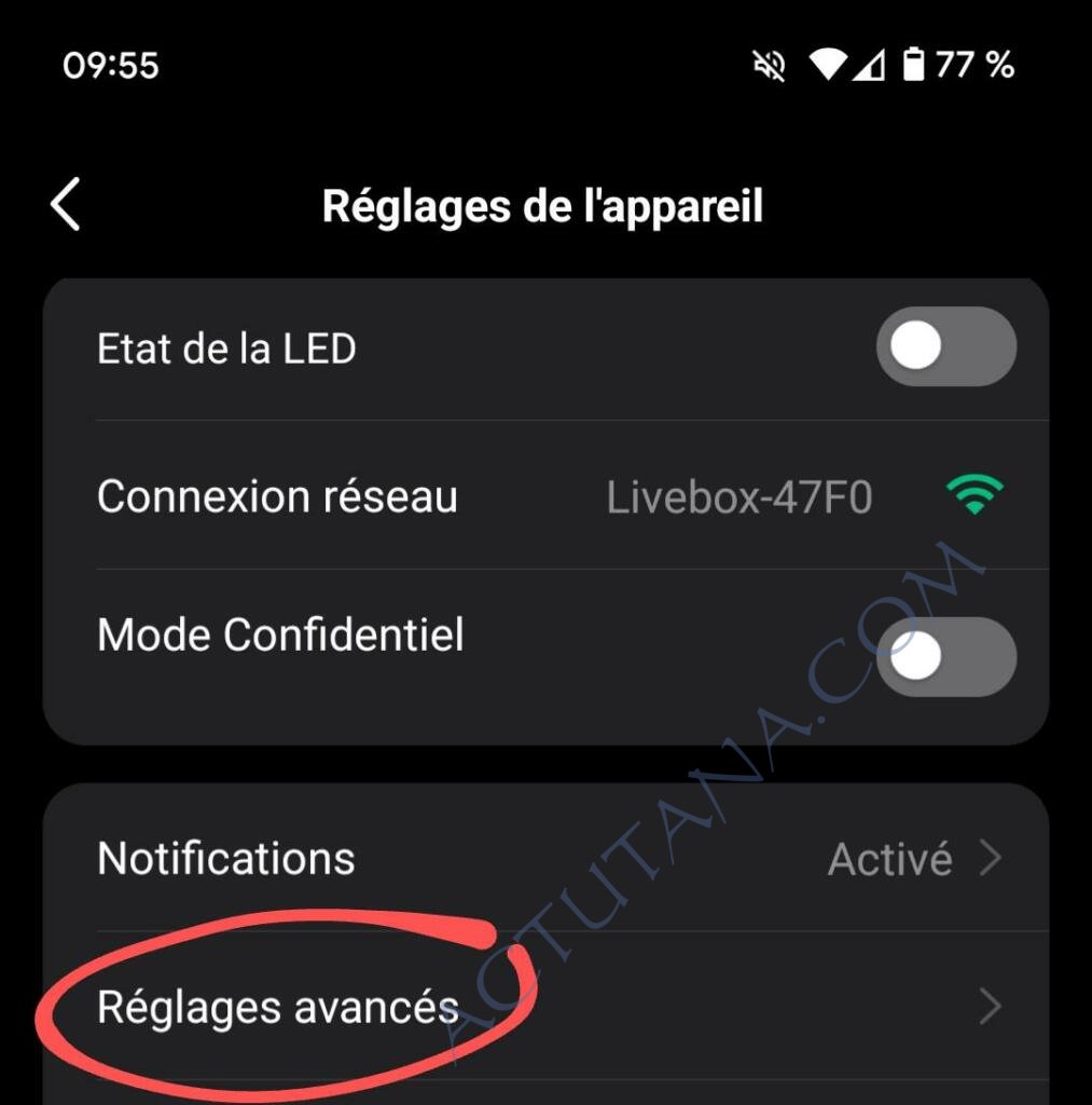 réglages tapo c200