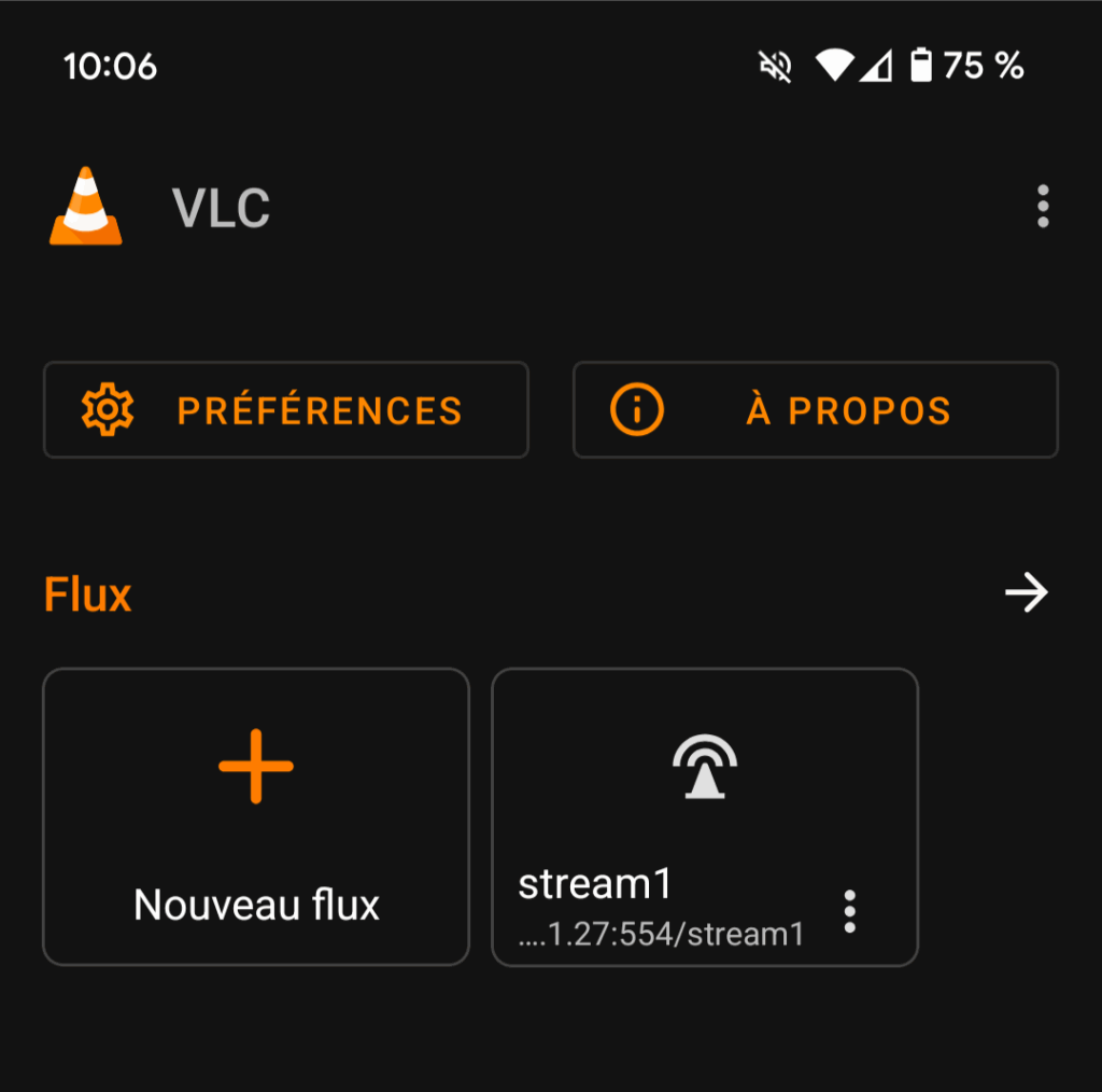 adresse ip du flux