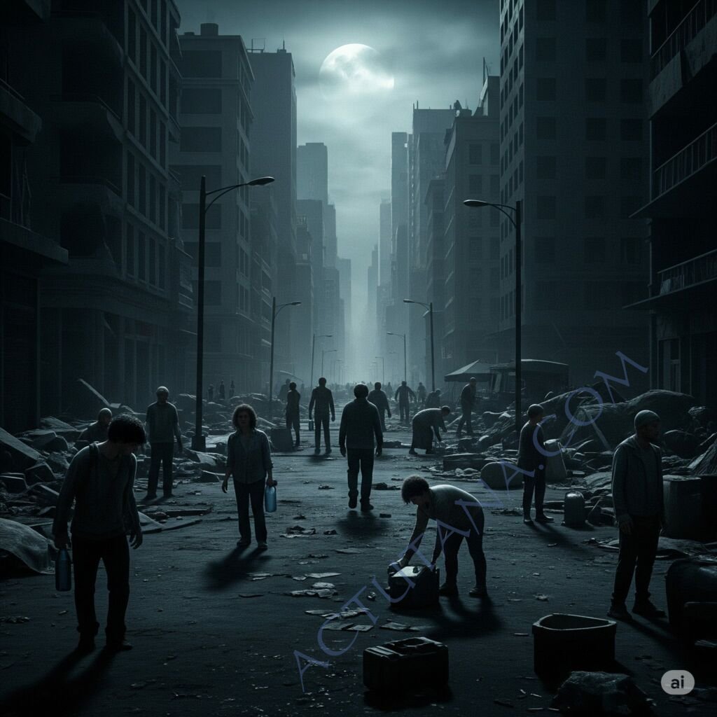 a city without water or electricity...