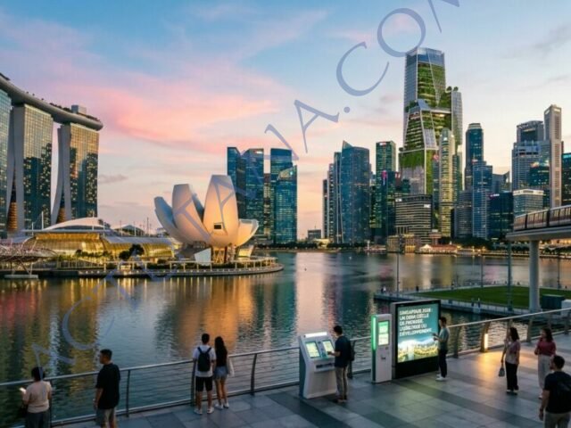 Crée moi une photo illustrant cet article et Singapour en 2026