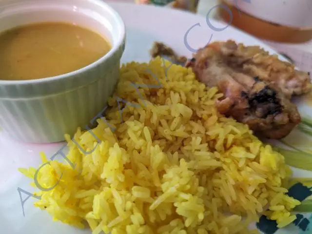 Poulet Katsu au riz et curry waaaa! Une tuerie !
