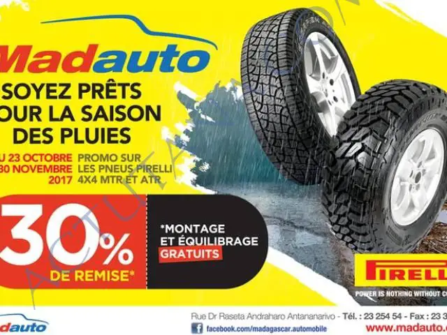 -30% sur les pneumatiques chez Madauto