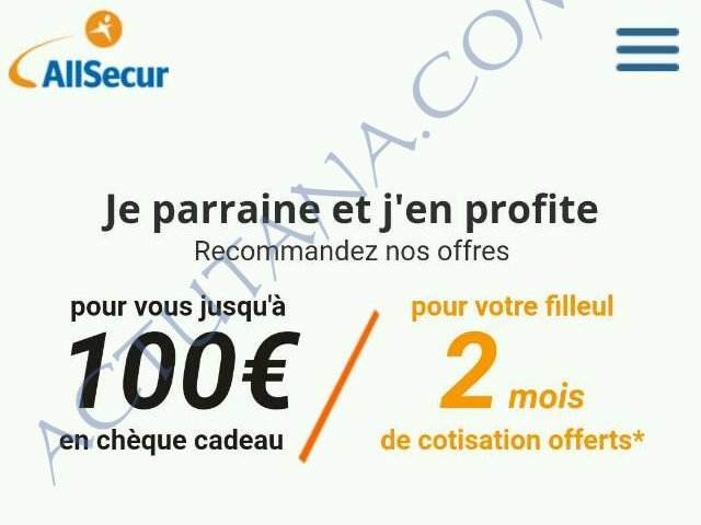 Bon plan assurance AllSecur : 100€ de bons d'achat